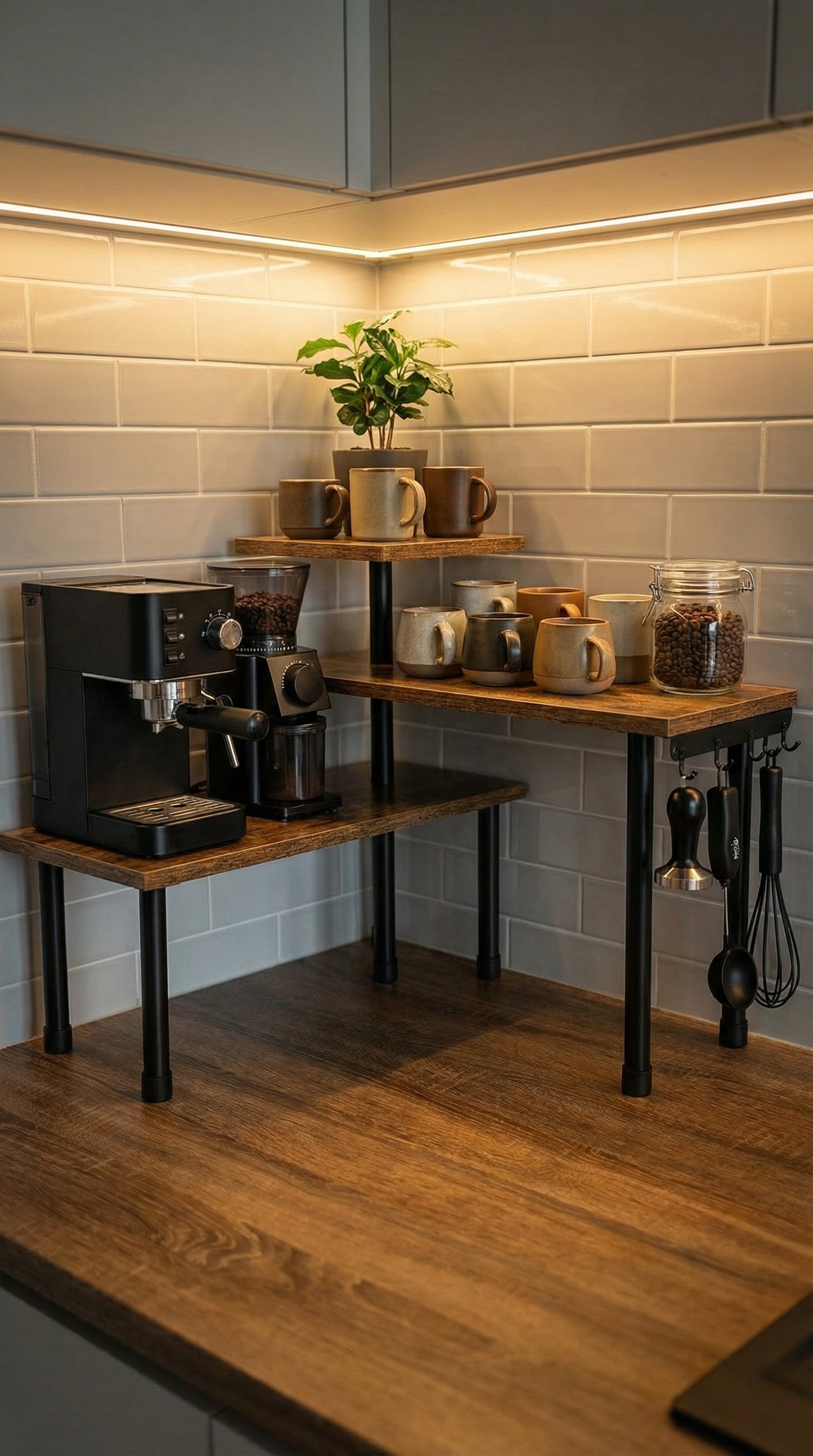 JayRex 3-Tier Corner Shelf Organizer – Kitchen & Bathroom Countertop Storage Rack